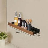 CulinaWood Kitchen Wall Shelf – No-Drill Organizer for Spices, Cutting Boards & Kitchen Essentials