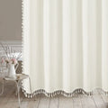 RustiCotton HeritagRustiCotton HeritageWeave Waterproof Shower Curtain – Thick Linen-Look Fabric, Rustic Vintage Beige, Hotel-Style Bathroom PrivacyWeave Waterproof Shower Curtain