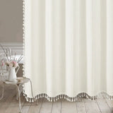 RustiCotton HeritagRustiCotton HeritageWeave Waterproof Shower Curtain – Thick Linen-Look Fabric, Rustic Vintage Beige, Hotel-Style Bathroom PrivacyWeave Waterproof Shower Curtain