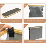 RollGuard Elegant Toilet Paper Holder with Lid – Closed Storage Container for Bathroom Rolls