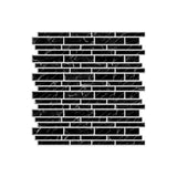 LuxeMarmer Black & White Marble Wall Stickers – Self-Adhesive, Waterproof Tile Decals (1–12 Pieces)