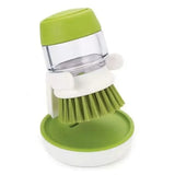 CleanFlow TapPure Kitchen Sink Brush Set – Soap Dispensing Dish Brush with Holder & Eco-Friendly Faucet Filter Attachment