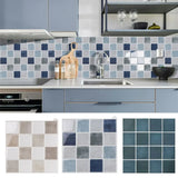 WallStyleX Self-Adhesive 3D Backsplash – Waterproof & Oil-Resistant Tile Stickers (9 x 9 in) for Kitchen & Bathroom