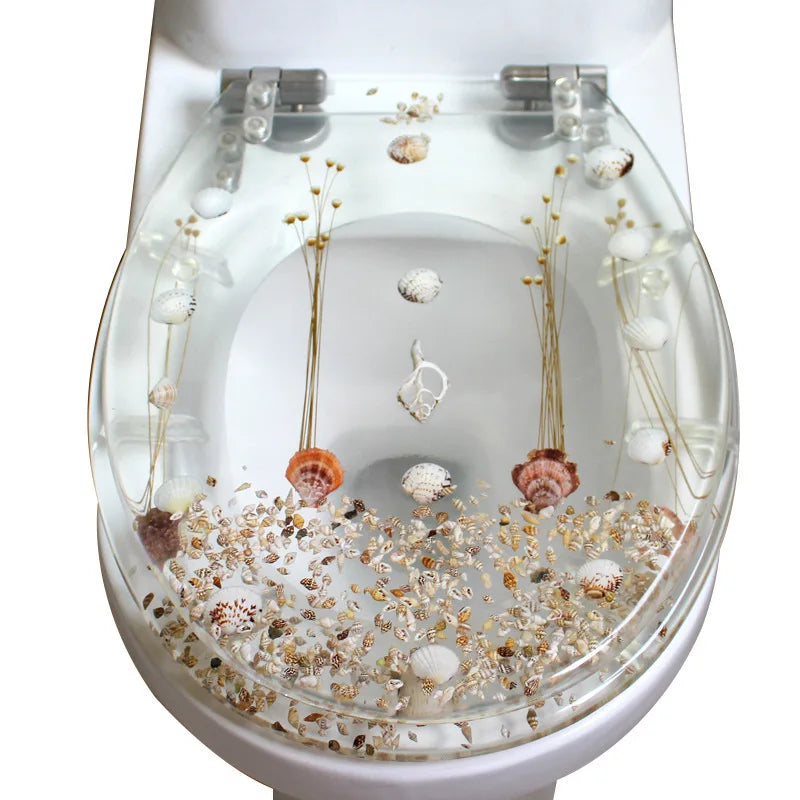 SilentLux Premium Resin Toilet Seat – Quiet, Thick & Universally Compatible