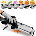 Adjustable Mandoline Slicer Stainless Steel PrecisionCut – Vegetable Cutter & Chopper | Even Slices | Fast Food Prep Tool
