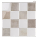 WallStyleX Self-Adhesive 3D Backsplash – Waterproof & Oil-Resistant Tile Stickers (9 x 9 in) for Kitchen & Bathroom