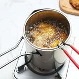 TempuraPro – Japanese Deep Fryer Pan Set | Oil-Saving 304 Stainless Steel