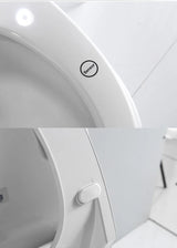 SmartSense AutoLift Pro Square Smart Bidet Seat – Hands-Free Lid, Heated Seat, Warm Wash & Dry, LCD Control Toilet Upgrade