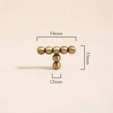 AuriKnob Solid Brass Ball Knob – Round Luxury Cabinet & Drawer Handles