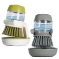 CleanFlow TapPure Kitchen Sink Brush Set – Soap Dispensing Dish Brush with Holder & Eco-Friendly Faucet Filter Attachment