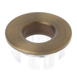DrainElegance Solid Brass Sink Overflow Cover Ring – Universal 0.87–0.98 in. Fit