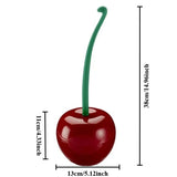 CherryClean Pop Designer Toilet Brush & Holder – Fun Cherry-Shaped Bathroom Cleaning Set with Compact Hygienic Storage