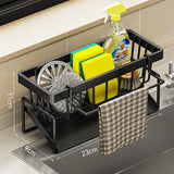 SteelNest Stainless Steel Sponge Holder – Freestanding Kitchen Sink Organizer Rack