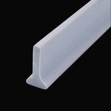 HydroSeal FlexGuard Silicone Water Barrier Strip – Self-Adhesive Shower Dam, Door Seal & Kitchen Splash Guard