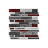 LuxeMarmer Black & White Marble Wall Stickers – Self-Adhesive, Waterproof Tile Decals (1–12 Pieces)