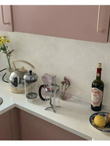 ArtTiles 10-Piece Abstract Matte Tile Sticker Set – Self-Adhesive Vinyl Wall & Floor Tiles for Kitchen & Bathroom