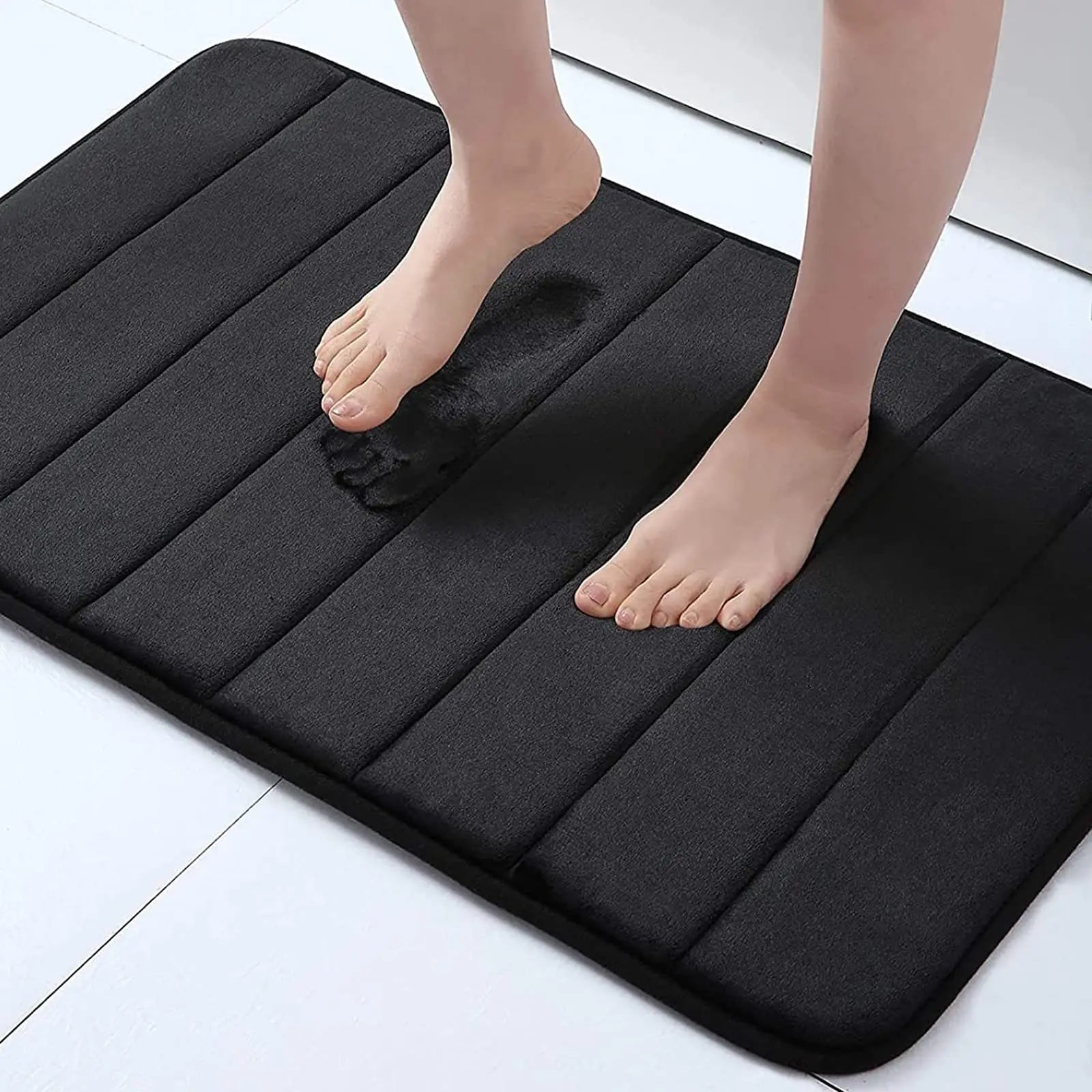 SoftStep Memory Foam Bath Mat – Ultra-Soft, Quick-Dry & Non-Slip for Bathroom & Toilet
