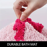 BlushNaked Getufteter Designteppich – Rosa "Get Naked" Bad- & Wohnteppich