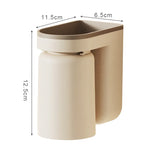 DuoClean 2-in-1 Toothbrush & Cup Wall Holder – Space-Saving, No-Drill Bathroom Organizer
