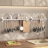 CookEase Kitchen Wall Rack – Multifunctional Organizer for Lids, Spatulas & Kitchen Utensils