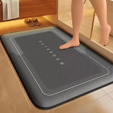 AquaVelours Super Absorbent Bath Mat – Ultra-Soft Coral Velvet, Non-Slip, Quick-Dry