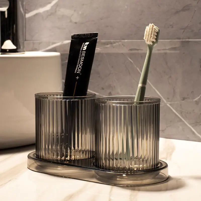 ColorSip HomeCup – Colorful Anti-Tip Bathroom Cup for Toothbrush & Rinsing