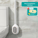 AromaBrush – Magnetic Scented Toilet Brush with Wall Mount (Silicone & Drill-Free)