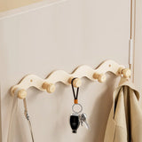 RuralHook Aluminium Wall Hooks – 6-Piece Boarable Rack for Towels, Clothes & Accessories