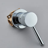 Dual Function Shower Mixer Valve Black Chrome – Concealed Brass Hot Cold Control | Diverter Valve | Modern Bathroom Fixture