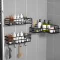 WallPro Corner Shelf – Wall-Mounted Bathroom & Kitchen Organizer | Premium Iron Storage Rack for Shampoo, Soap & Utensils