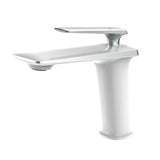 Luxury Black White Rose Gold Bathroom Faucet Premium – Single Handle Basin Mixer | Hot & Cold Water Control | Modern Brass Design