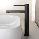 Aurelia Luxury Bathroom Faucet – Brushed Rose Gold | Tall Design with Hot & Cold Water Control