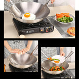 ChefMaster – Large Stainless Steel Wok with Dual Handles