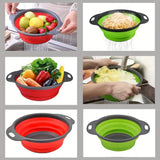 FlexiDrain – Collapsible Silicone Washing & Draining Basket