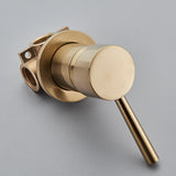 Dual Function Shower Mixer Valve Black Chrome – Concealed Brass Hot Cold Control | Diverter Valve | Modern Bathroom Fixture
