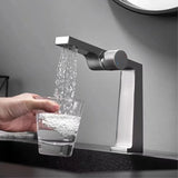 AurumFlow Luxe Rosé Gold Single-Handle Bathroom Faucet – Designer Warm & Cold Mixer