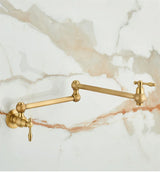 RoyalPour – Luxury Wall-Mount Gold Pot Filler Faucet | Stylish & Functional