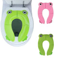 TravelPotty Fold-N-Go Kids Training Potty – Portable Collapsible Toddler Toilet Seat with Cartoon Design (Compact Travel Size)