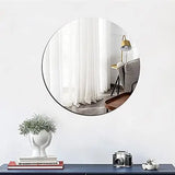 AcryLux Large Round & Oval Acrylic Wall Mirror – Safe, Flexible & Modern
