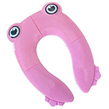 TravelPotty Fold-N-Go Kids Training Potty – Portable Collapsible Toddler Toilet Seat with Cartoon Design (Compact Travel Size)