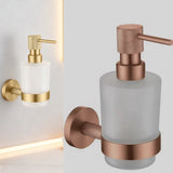 Brushed Rose Gold Bathroom Hardware Set – Wall Mounted Stainless Steel Accessories | Luxury Modern Décor | Durable Metal Finish