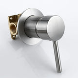 Modern Wall Mounted Dual Hole Bathroom Faucet