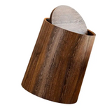 WoodStyle Swing Trash Bin with Swivel Lid – Modern Wooden Design, Hygienic & Durable