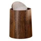 WoodStyle Swing Trash Bin with Swivel Lid – Modern Wooden Design, Hygienic & Durable