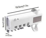 SolarBright UV Toothbrush Sanitizer & Automatic Toothpaste Dispenser – Solar Powered Wall-Mounted Sterilizer for a Cleaner, Healthier Bathroom