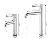 NoirÉlan Matte Black Luxury Bathroom Faucet – Solid Brass Single-Handle Sink faucet with Hot & Cold Control