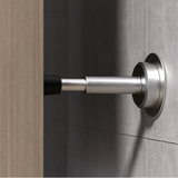 Nurlin Brass Knurled Door Stopper – Antique Brass Door Holder & Wall Bumper