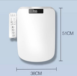 SmartSense AutoLift Pro Square Smart Bidet Seat – Hands-Free Lid, Heated Seat, Warm Wash & Dry, LCD Control Toilet Upgrade