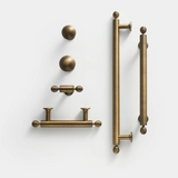 BrassElegance Luxury Antique Brass Handles – Kitchen, Cabinet & Drawer Pulls