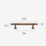 BrassElegance Luxury Antique Brass Handles – Kitchen, Cabinet & Drawer Pulls